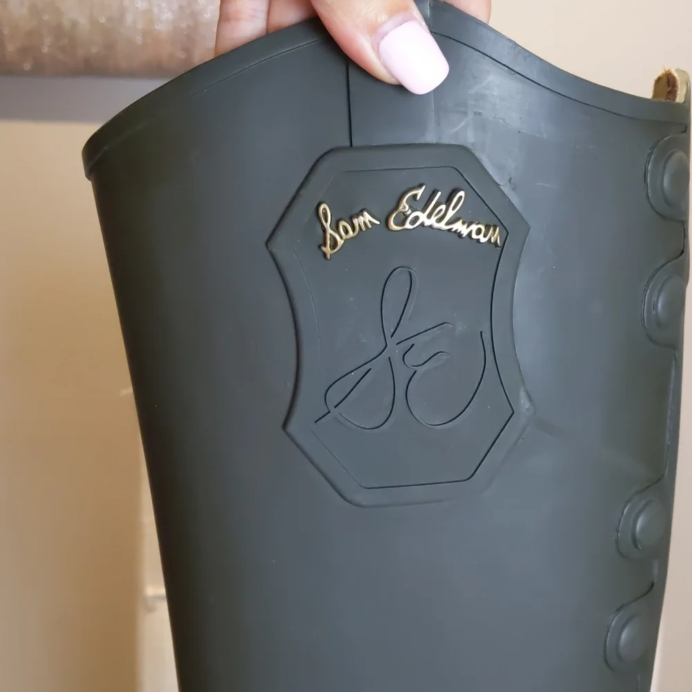 Sam Edelman tall rubber rain boots